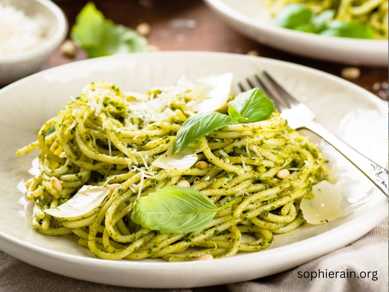 cottage cheese provolone pesto