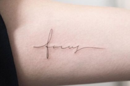 fine line tattoo