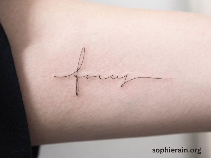 fine line tattoo